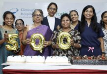 Gleneagles Hospitals Chennai Achieves Milestone of 500 robotic Gynaecological Surgeries in Just over 2 years