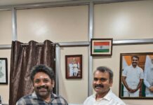 மத்திய அமைச்சர் திரு. எல். முருகனுடன் கவிஞரும் இயக்குநருமான சீனு ராமசாமி சந்திப்பு, தான் எழுதிய – ‘சினிமாவின் ஆன்மா’ நூலை 25 இந்திய மொழிகளில் மொழிபெயர்க்க மத்திய அரசு ஆதரவு!