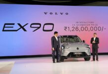 Volvo Car India launches its first software defined vehicle (SDV), the all-electric luxury SUV EX90, at an introductory ex-showroom price of Rs. 1.26 crores